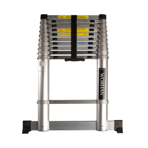 Echelle Télescopique  Avec Des Anneaux En Aluminium 3.2m  (1AK3.2)