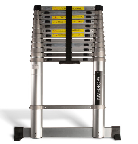 Scala Telescopica Con Anelli in Alluminio 4.1m (1AK4.1)