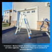 Scala 5.3m telescopica multifunzione. Forte e stabile scaletta L5