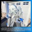 Escalera 5.3m Aluminio Telescopica Multifuncion Multiuso Aluminio Plegable Tijera L5