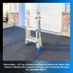 Escalera 3.02m Aluminio Telescopica Multifuncion Multiuso Aluminio Plegable Tijera L3