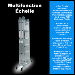 Échelle Multifonction 6.7m  (KS6.7)