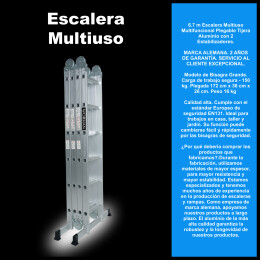 Escalera Multifuncional 6.7m (KS6.7)