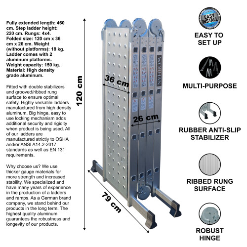Scala Multiuso 4.6m  (KS4.6+platforms)