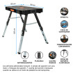 WORHAN® Mesa de trabajo multifuncional 5 en 1 WM501V