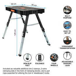 WORHAN®  5 in 1 Multifunctional Worktable WM501V