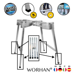 30cm Platform stand height extenders