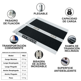 Rampa Plegable 61 cm (R2J)