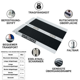 Rollstuhlrampe 61 cm (R2J)