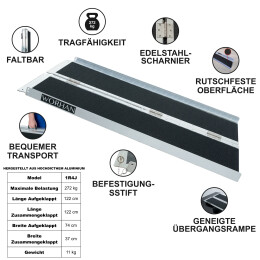 Rollstuhlrampe 1.22m  (1R4J)