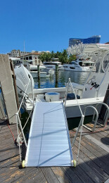 180cm x 76cm  Wheelchair Access Ramp with Dual Handrails (WG6)