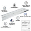 1.53m Rollstuhlrampe Xtra Breite  (1R6W)